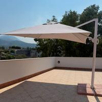 Ombrellone da giardino 3x3 apertura facilitata