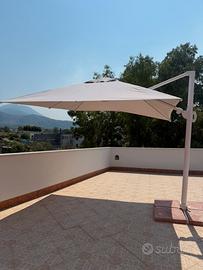 Ombrellone da giardino 3x3 apertura facilitata