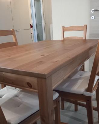 Tavolo completo di 4 sedie JOKKMOKK IKEA