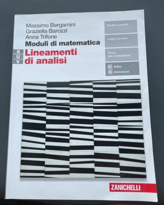 Libro di testo matematica per istituti superiori
