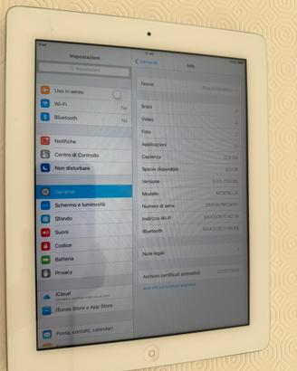 IPad 2 16GB Wi-Fi (Modello A1395) Bianco