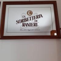 Specchio pubblicitario Sorbetteria di Ranieri