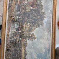 Quadro da salotto in legno usato