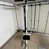 Lat machine + diversi barre per dorsali