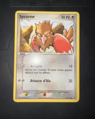 Spearow 81/112 Rosso Fuoco/Verde Foglia