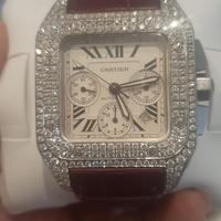 Cartier santos xl 100 brillanti(p.e.r.m.u.t.o)