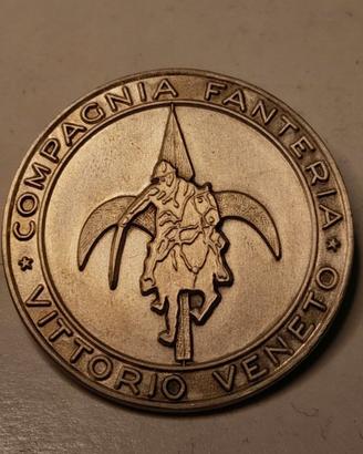 FANTERIA VITTORIO VENETO RARA SPILLA ARGENTO 800