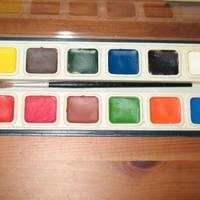 Tempere a colori ad acqua