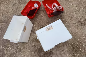 Scatola cassetta porta batteria per gommone barca