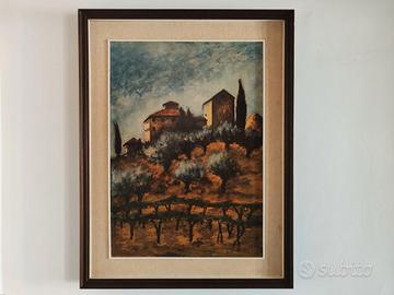 Ottone Rosai: Paese con pergolati