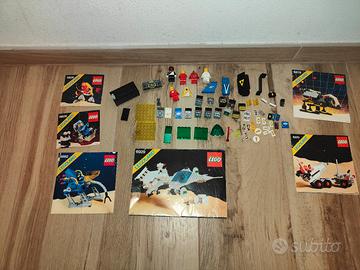 Lotto Lego space accessori e manuali vari temi
