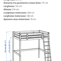 Letto a soppalco ikea
