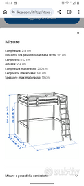 Letto a soppalco ikea