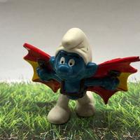 20036 Puffo Deltaplano Flying Smurf Hong Kong 1978