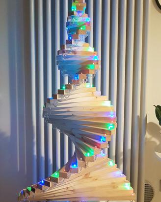 alberi di natale in legno