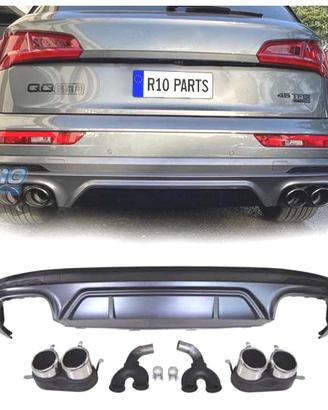 DIFFUSORE AUDI Q5 S LINE 18-20 LOOK SQ5 + TERMINAL