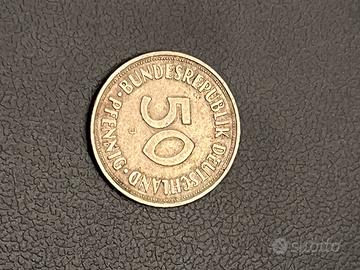 Monete germania 50 pfennig 1950