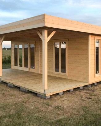 CASETTA DI LEGNO BRAVA 700x650x246h SPESSORE 44 mm