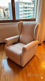 Poltrona relax alzapersona Dondi Salotti  2 motori