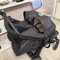 Passeggino gemellare PegPerego+navicelle+ovetti