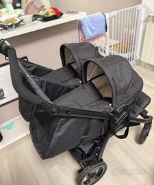 Passeggino gemellare PegPerego+navicelle+ovetti