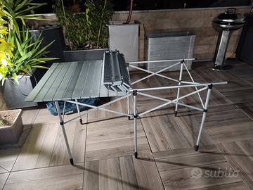 tavolo pieghevole per campeggio 