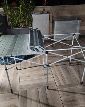 tavolo pieghevole per campeggio 