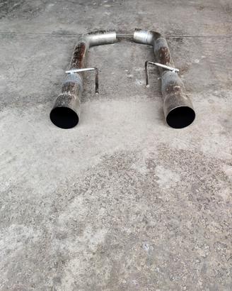  doppio scarico diretto alfa 159