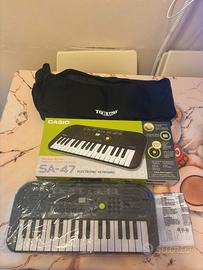 tastiera elettronica casio SA-47 + custodia
