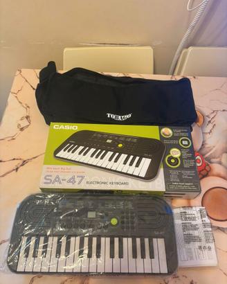 tastiera elettronica casio SA-47 + custodia