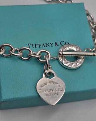 COLLANA TIFFANY & CO HEART TAG ARGENTO