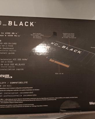 WD Black AN1500 SSD NVMe PCIe 2TB – RAID AIC 
