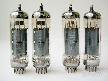 EL84 Ei Yugoslavia quartetto matched usate Beard