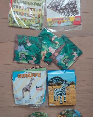 Set compleanno Africa
