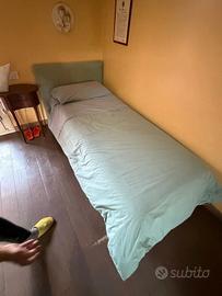 LETTO SINGOLO FLOU CON MATERASSO