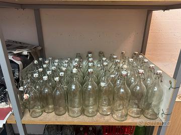 Lotto bottiglie in vetro ikea
