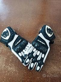 Guanti Moto Pelle MGP Carbonio (Taglia S) + Pantal