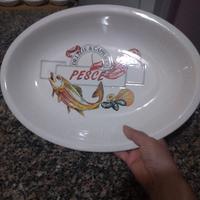 vassoio ceramica pesce 
