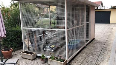 Gabbia serraglio per cani