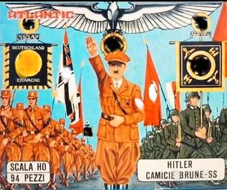 Lotto 11 soldatini in plastica Atlantic 1/72 H0 *