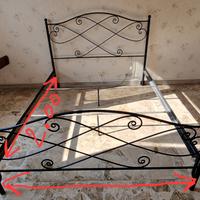  ( Struttura)Letto matrimoniale ferro  battuto 