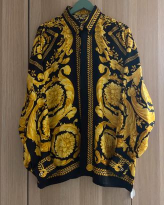 Camicia Barocca in Misto Seta Fatta a Mano