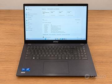 Portatile Msi Modern 15 - 16/512 Intel core Ultra5