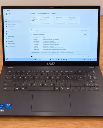 Portatile Msi Modern 15 - 16/512 Intel core Ultra5