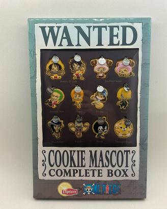One Piece x Lipton Cookie Mascot Complete Box Raro