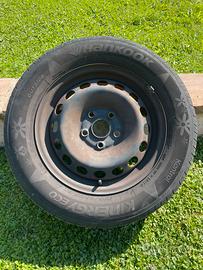 4 cerchi in ferro 15" originali volkswaghen