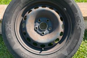 4 cerchi in ferro 15" originali volkswaghen