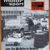 268 - DEPLIANT AUTO MOTOR UND SPORT STUTTGART 1981