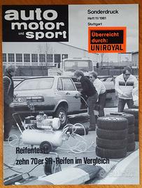 268 - DEPLIANT AUTO MOTOR UND SPORT STUTTGART 1981
