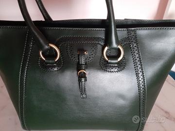 borsa Tosca Blu in pelle verde